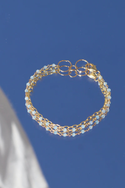 Women's jewellery designer : calcedony bracelet