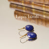 Earrings lapis lazuli stone