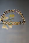 Opal bracelet, Herkimer diamonds