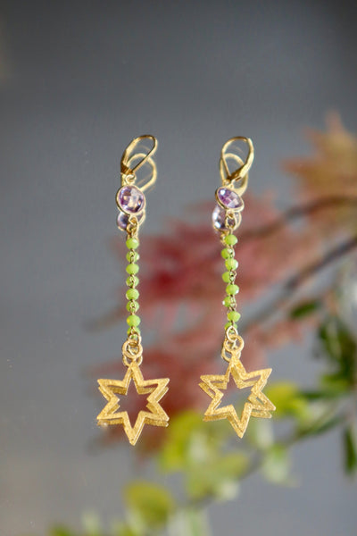 Earrings of the lucky star