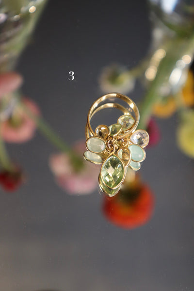 Ring Caprice - Unique and handcrafted semi-precious stones