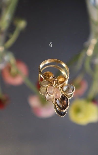 Ring Caprice - Unique and handcrafted semi-precious stones