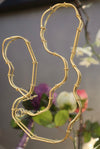 Vibrato Necklace - Vermeil Necklace with Arabesques - 85 cm